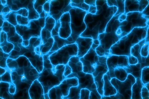Light blue huge space electric lines cg background illustration Stock Illustration