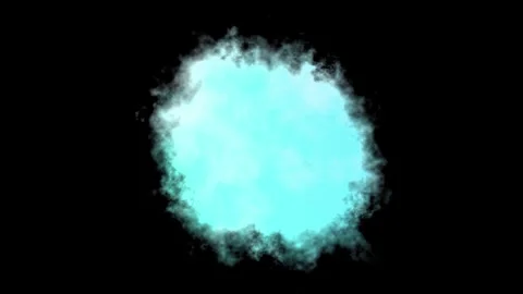 Light blue ink bleeding animation Stock Footage 311899140