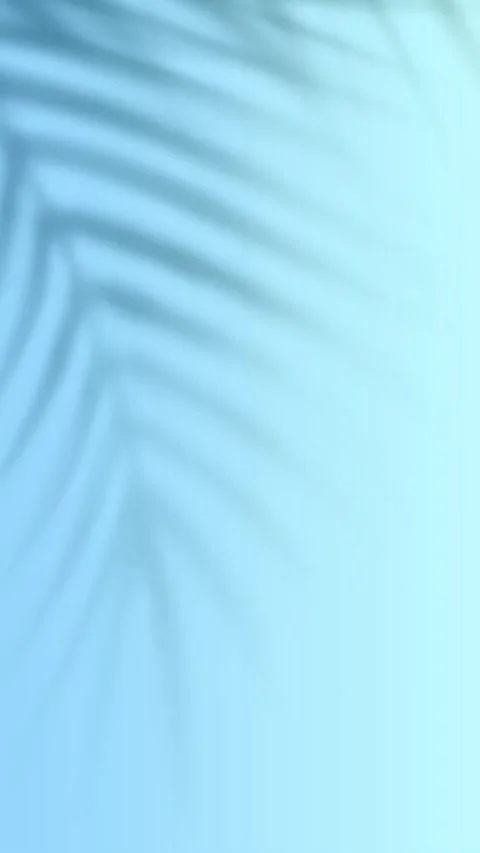 Light Blue Leaf Shadow Gradient Verticle background Stock Footage 283363830