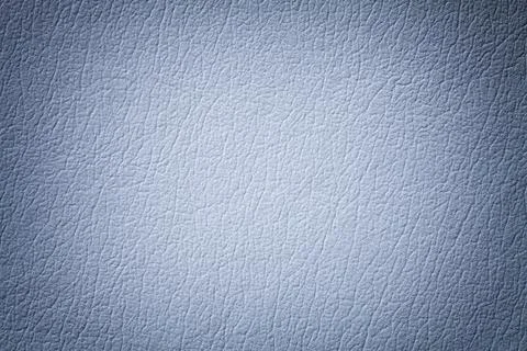 Light blue leather texture background with pattern, closeup Stock Photos
