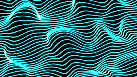 Light blue line wavy. Abstract digital particle wave and lights background , Stock Footage 265122964