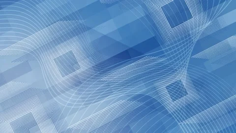 Light blue modern business abstract background, flat animation 4K with geometric Stock Footage 138028445