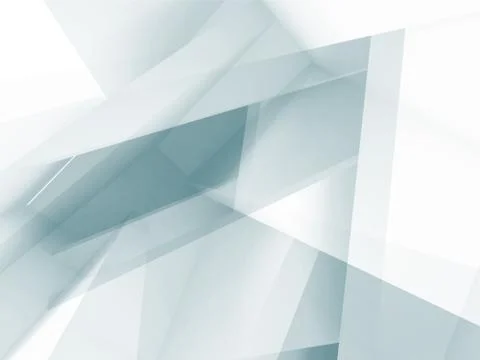 Light blue modern polygonal background with double exposure Stock Illustration