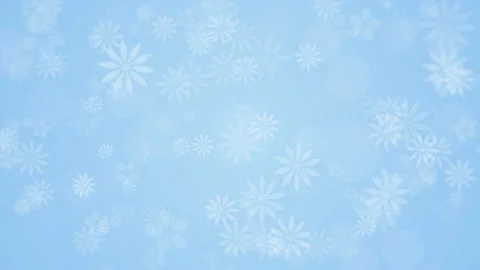 Light blue moving background with flowers Stock Footage 86587143