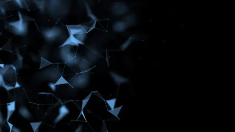 Light blue network structure.  Website Homepage Visualization Stock Footage 264301247