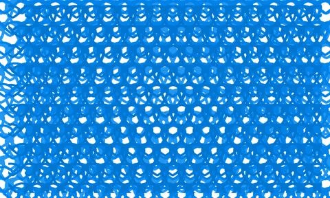 Light blue open geometric grid pattern on white Stock Illustration