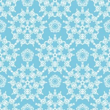 Light blue ornamental pattern Stock Illustration