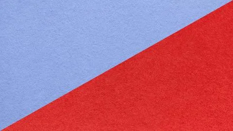Light blue paper texture two color background with red diagonal split and c.. Stock Photos