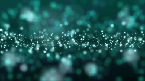 Light Blue Particle Flow Vidéo 11701988