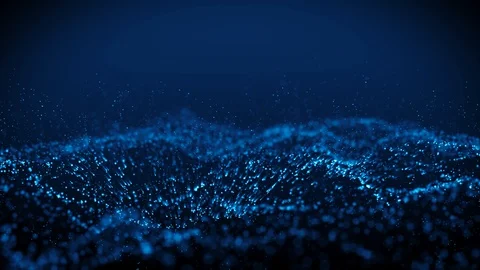 Light Blue Particle Wave 動画素材 99819187