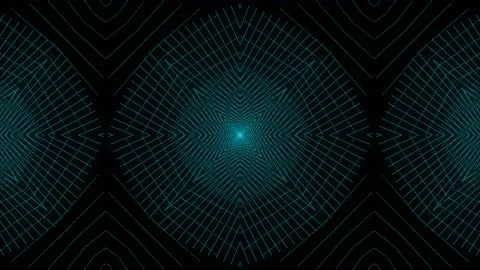 Light blue Pattern gothic design animation motion graphics Stock Footage 155261709