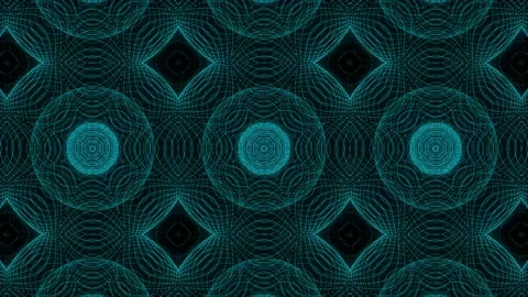 Light blue Pattern gothic design animation motion graphics Stock Footage 155261723
