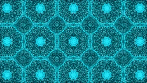 Light blue Pattern gothic design animation motion graphics Stock Footage 155261735