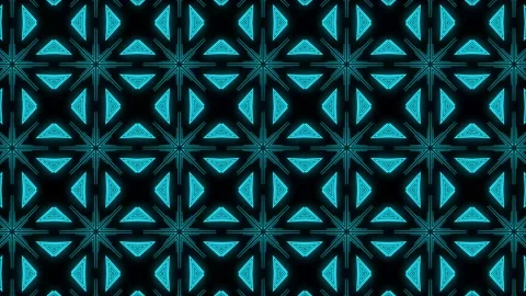 Light blue Pattern gothic design animation motion graphics Stock Footage 155261740