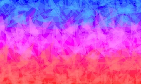Light blue, pink, red vector polygonal pattern. Stock Illustration