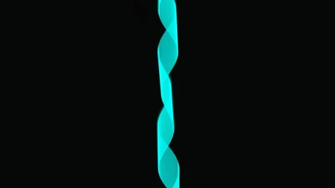 Light blue plasma motion with dynamic glowing energy over black Vídeo Stock 338224082