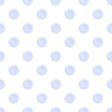 Light blue polka dots seamless circle pattern background 스톡 일러스트