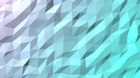 Light Blue Polygonal Geometric Surface Loop Stock Footage 81156513