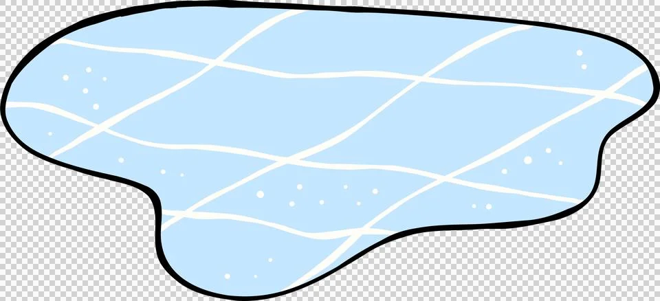 Light Blue Pool with White Lines Water Shape Background Stock Illustration