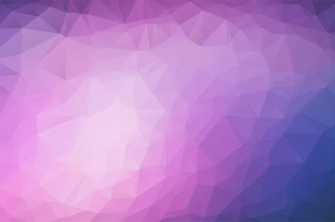 Light Blue purple Low poly crystal background. Polygon design pattern. Low poly  Stockillustratie