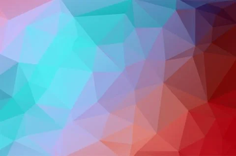 Light Blue purple Low poly crystal background. Polygon design pattern. Low poly  Stock Illustration