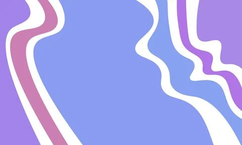 Light blue, purple vector texture with bent lines. Stock Illustration