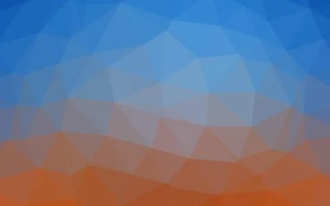 Light Blue, Red vector abstract polygonal cover. イラスト素材