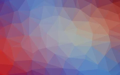 Light Blue, Red vector abstract mosaic background. Stock Illustration