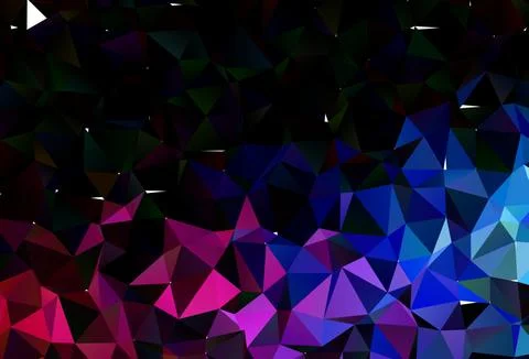 Light Blue, Red vector abstract polygonal cover. Illustrazione stock