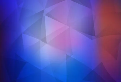 Light Blue, Red vector abstract mosaic pattern. Stock Illustration
