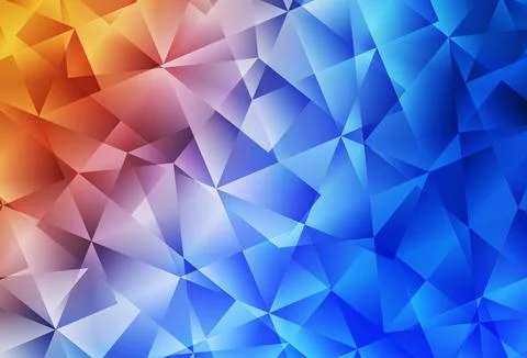 Light Blue, Red vector abstract mosaic pattern. Stock Illustration