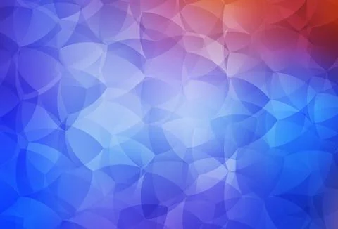 Light Blue, Red vector abstract polygonal pattern. Stock Illustration