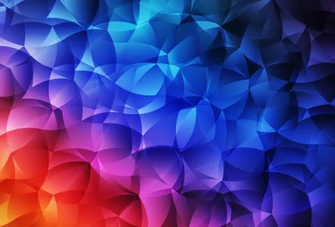 Light Blue, Red vector abstract mosaic pattern. Stock Illustration