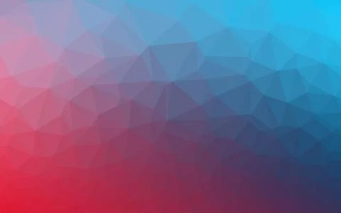 Light Blue, Red vector abstract mosaic pattern. Illustrazione stock