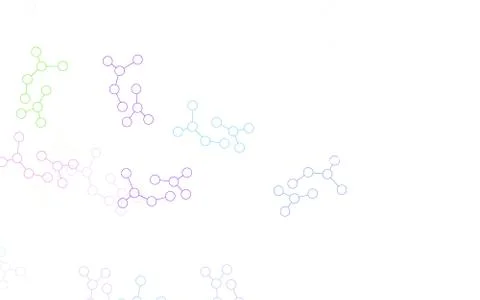 Light Blue, Red vector backdrop with artificial intelligence data. Stock Illustration