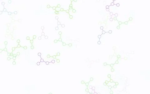 Light Blue, Red vector backdrop with artificial intelligence data. Stock Illustration