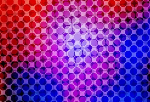 Light Blue, Red vector backdrop with dots. 스톡 일러스트