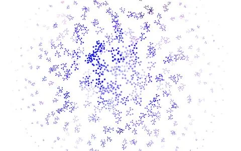 Light Blue, Red vector backdrop with artificial intelligence data. Illustrazione stock