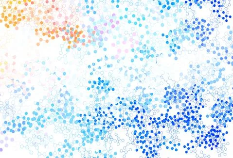 Light Blue, Red vector backdrop with artificial intelligence data. Stock Illustration