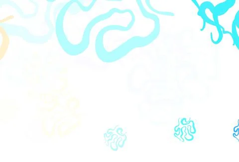 Light Blue, Red vector backdrop with memphis shapes. Stock Illustration