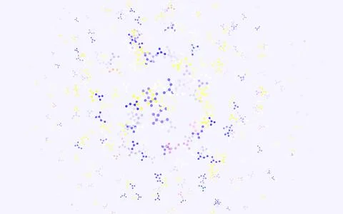 Light Blue, Red vector backdrop with artificial intelligence data. Stock Illustration