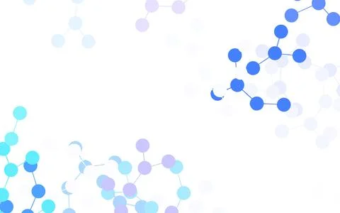 Light Blue, Red vector backdrop with artificial intelligence data. イラスト素材