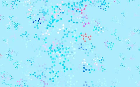 Light Blue, Red vector backdrop with artificial intelligence data. Stock Illustration