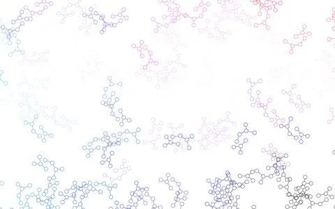 Light Blue, Red vector backdrop with artificial intelligence data. Stock Illustration