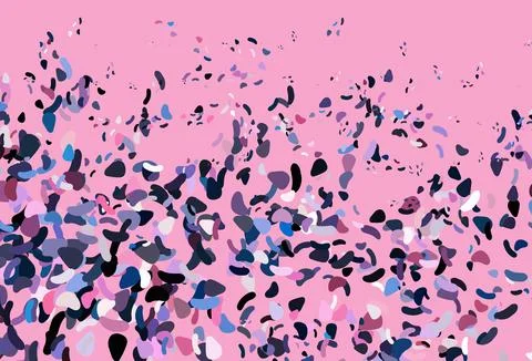 Light Blue, Red vector backdrop with abstract shapes. Stock Illustration