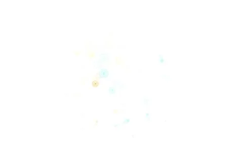 Light Blue, Red vector background with bubbles. Stock Illustration