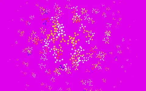 Light Blue, Red vector background with forms of artificial intelligence. Illustrazione stock