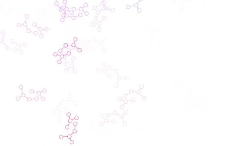 Light Blue, Red vector background with forms of artificial intelligence. Illustrazione stock