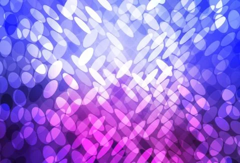 Light Blue, Red vector background with bubbles. Stock Illustration