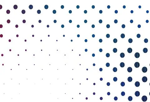 Light blue, red vector background with bubbles. Stock Illustration